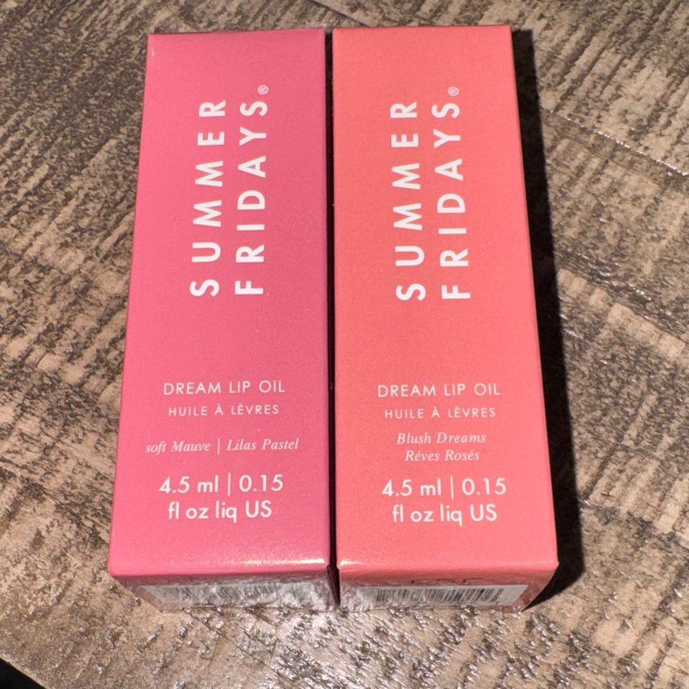 Summer Fridays Dream Lip Oil - Soft Mauve & Blush Dreams